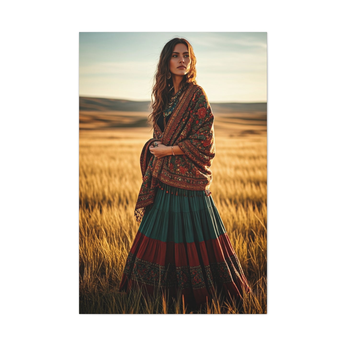 Golden Prairie Bohemian Muse Wall Art & Canvas Prints