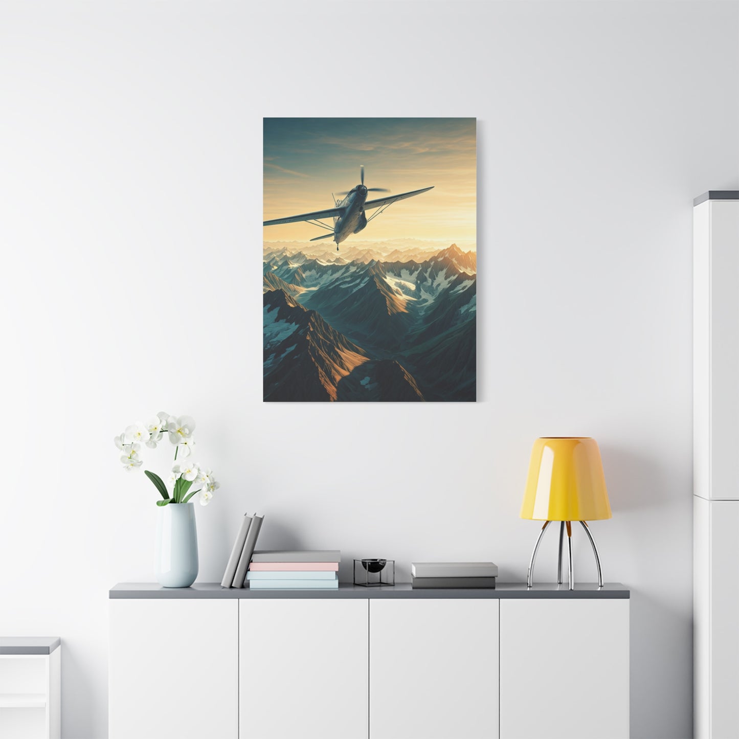 Above the Mountains at First Light Wall Art & Canvas Prints