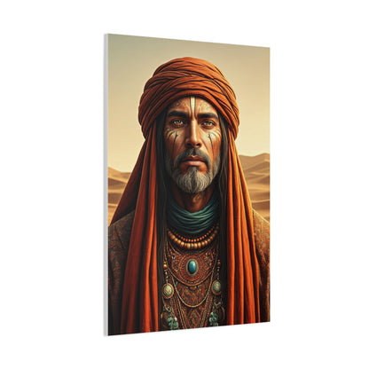 Desert Elder with Tribal Markings Wall Art & Canvas Prints