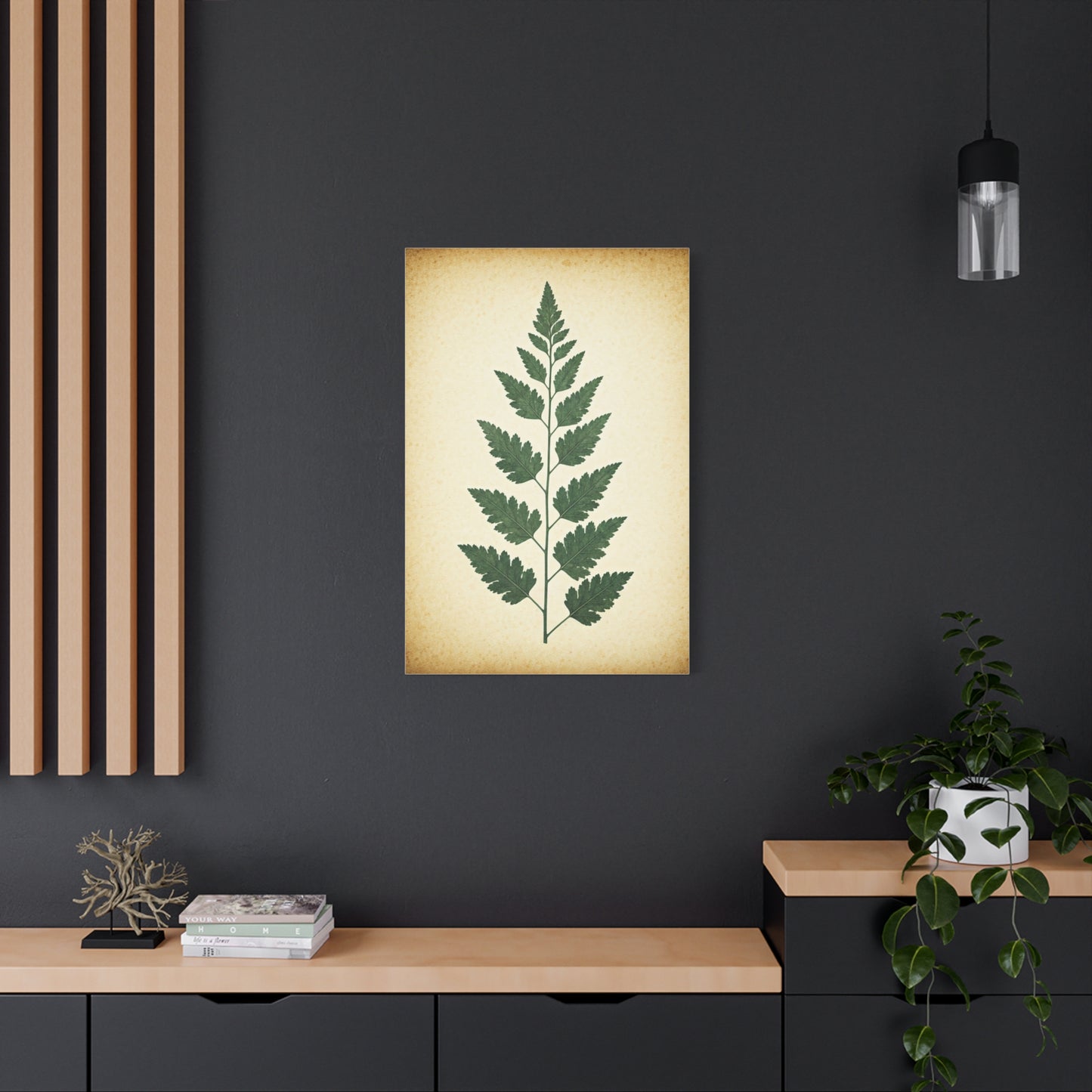 Vintage Fern Study Wall Art & Canvas Prints