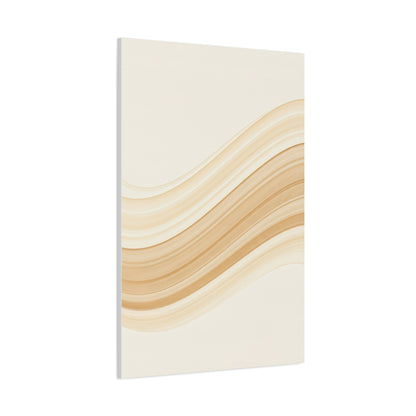 Golden Sand Flow Abstract Wall Art & Canvas Prints