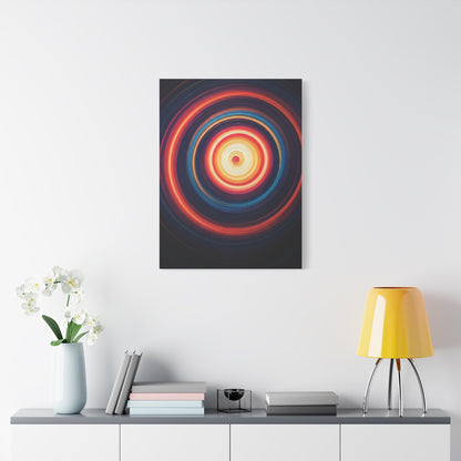 Radiant Circular Pulse Abstract Wall Art & Canvas Prints
