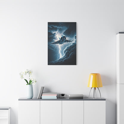Lightning Strike Fighter Jet Wall Art & Canvas Prints