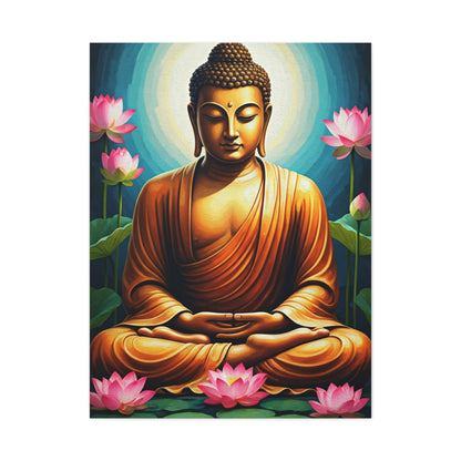Lotus Meditation Buddha Artwork Wall Art & Canvas Prints