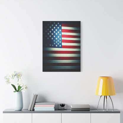 Minimalist Stars and Stripes Pride Wall Art & Canvas Prints