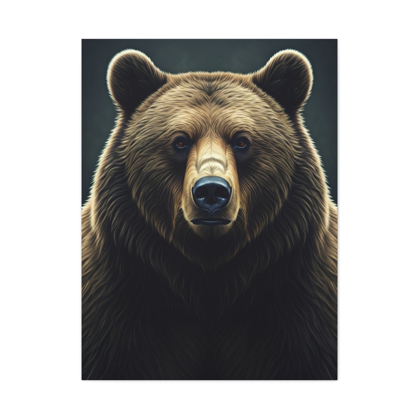 Intense Bear Gaze Wildlife Wall Art & Canvas Prints