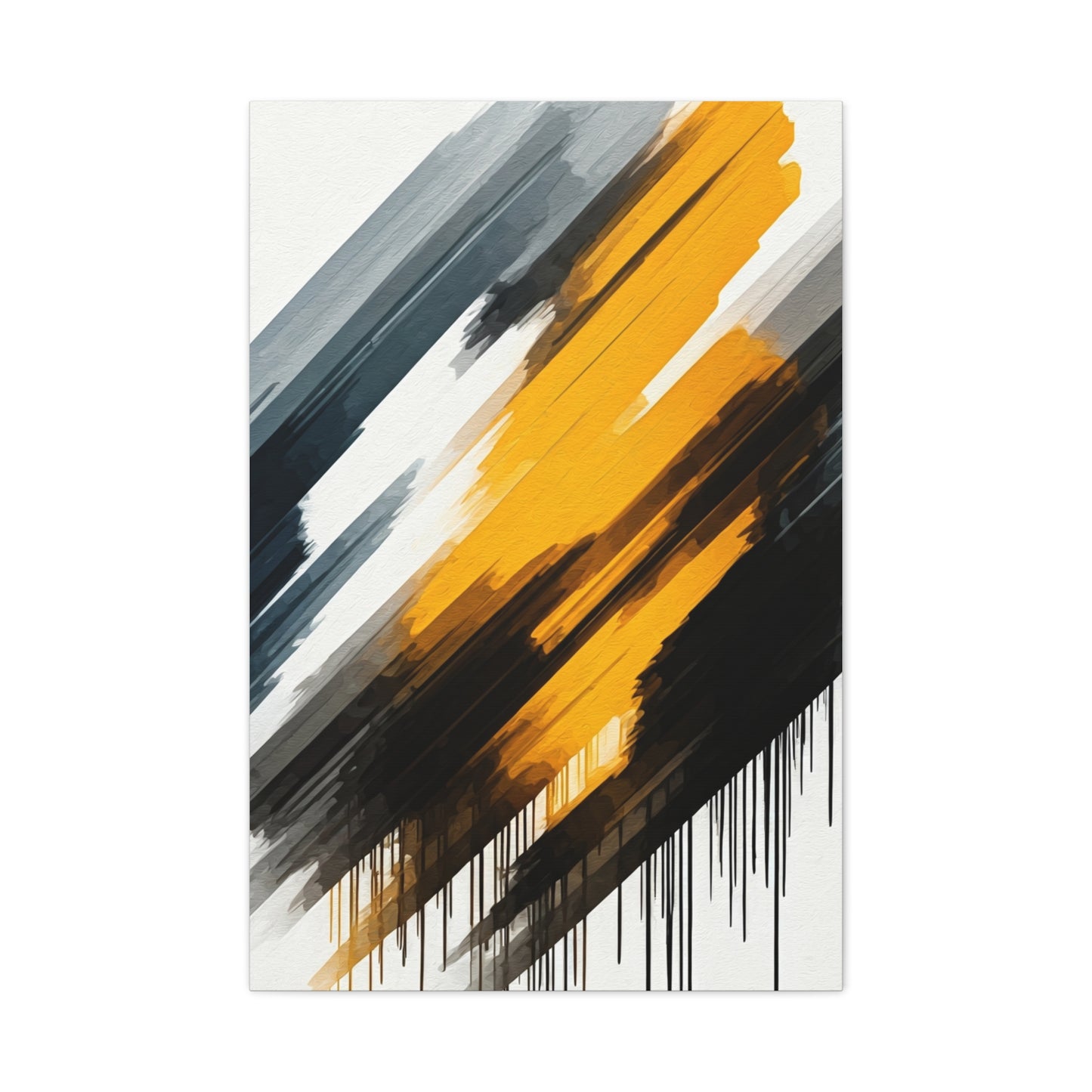 Golden Impact Abstract Wall Art & Canvas Prints