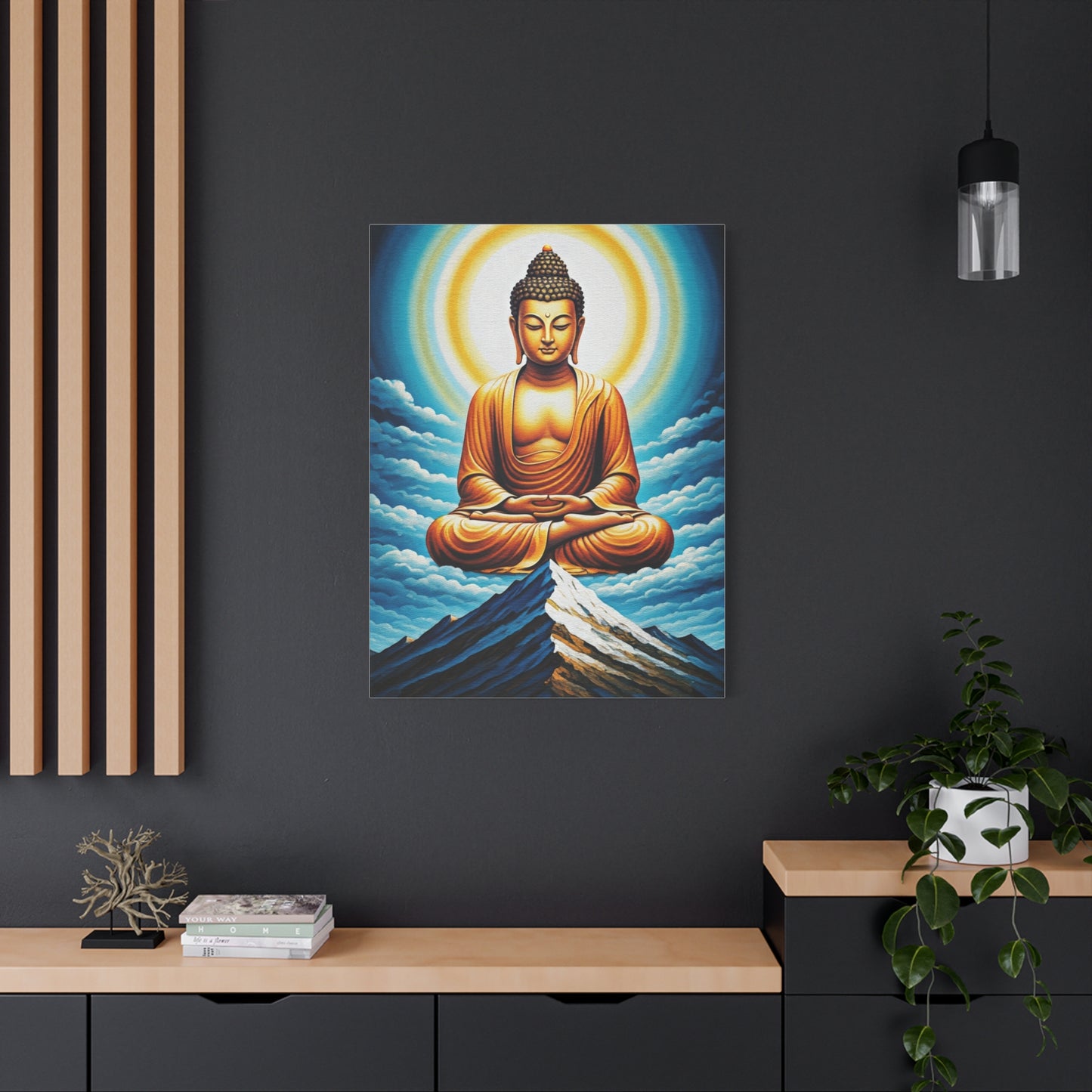 Celestial Buddha Above the Mountains