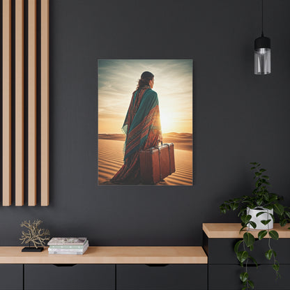 Desert Journey at Golden Hour – Wall Art & Canvas Prints
