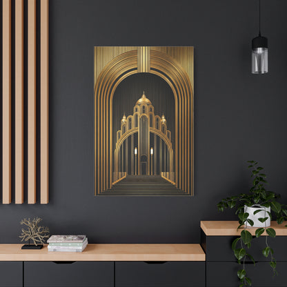 Golden Cathedral Deco Architecture Wall Art & Canvas Prints