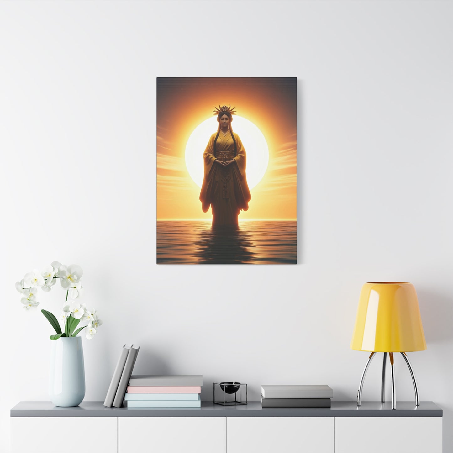 Golden Horizon Goddess Wall Art & Canvas Prints