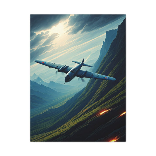 Canyon Strike Fighter Mission Wall Art & Canvas Prints