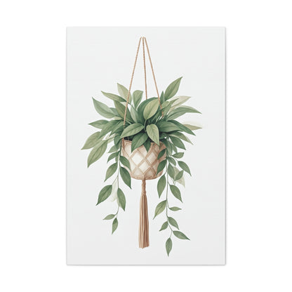 Hanging Plant Serenity Wall Art & Canvas Prints