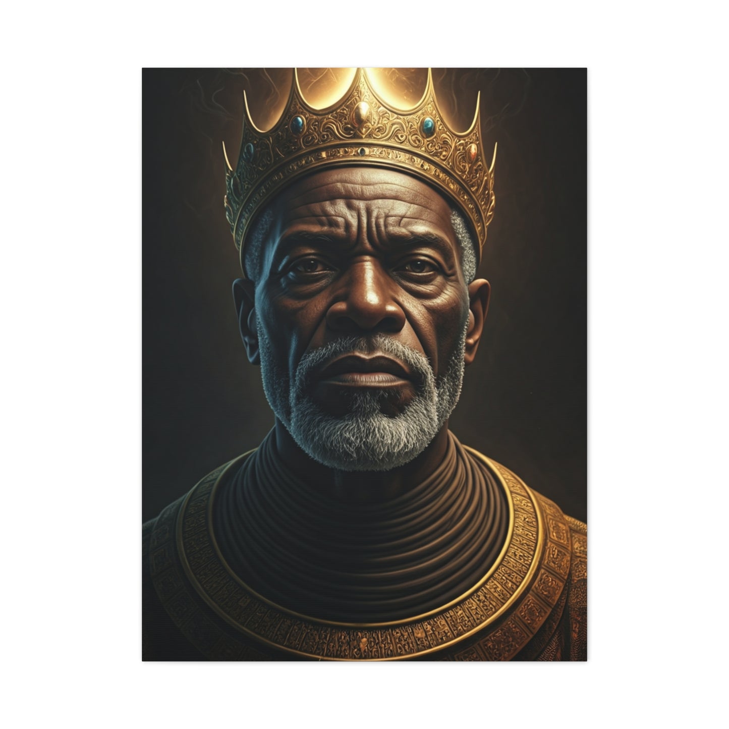 Eternal Crown King Portrait Wall Art & Canvas Prints