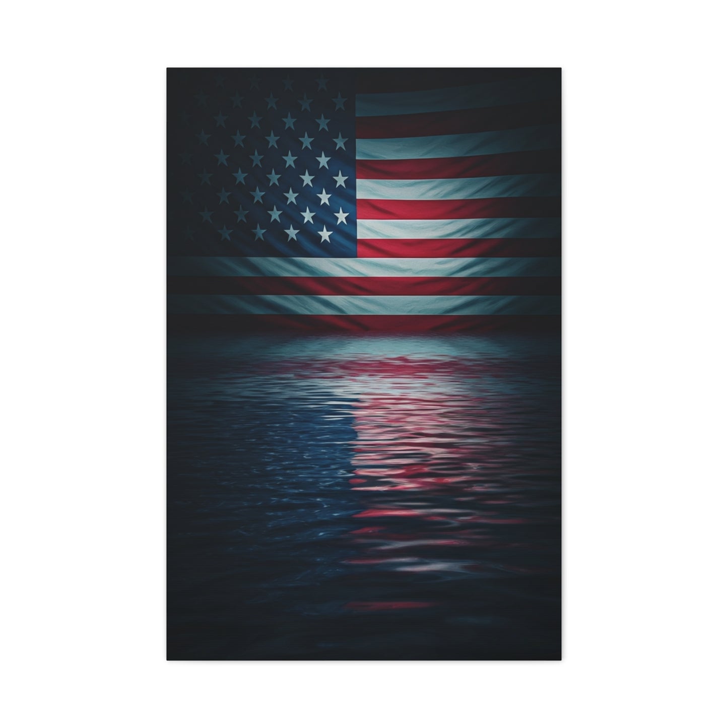 Stars and Stripes on the Water Wall Art & Canvas Prints