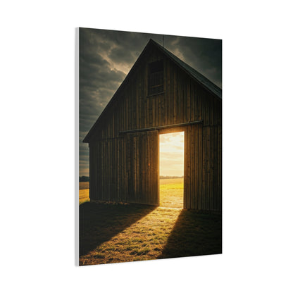 Golden Threshold Barn Wall Art & Canvas Prints