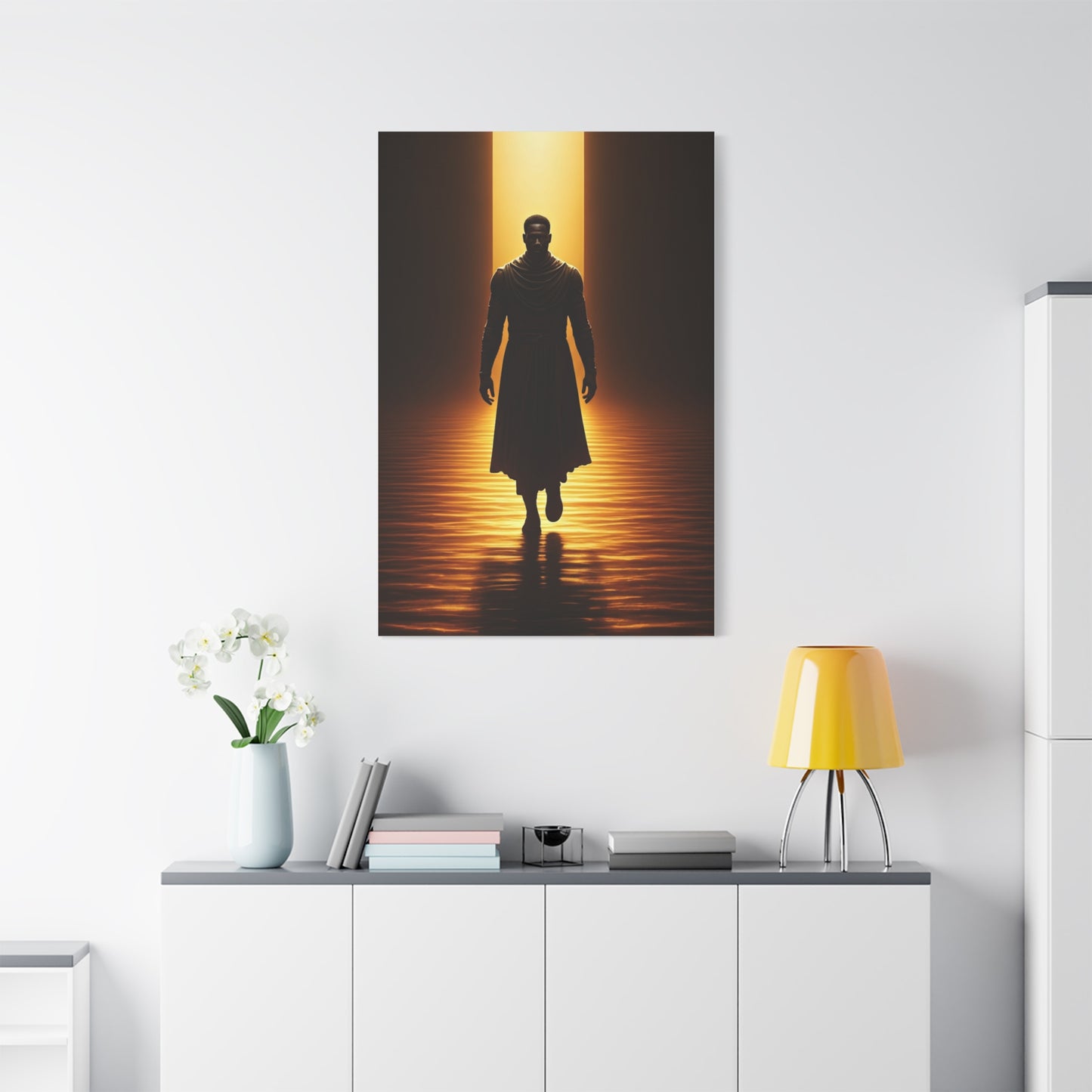 Radiant Path Silhouette Wall Art & Canvas Prints