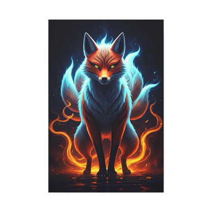 Spirit Flame Fox Wall Art & Canvas Prints