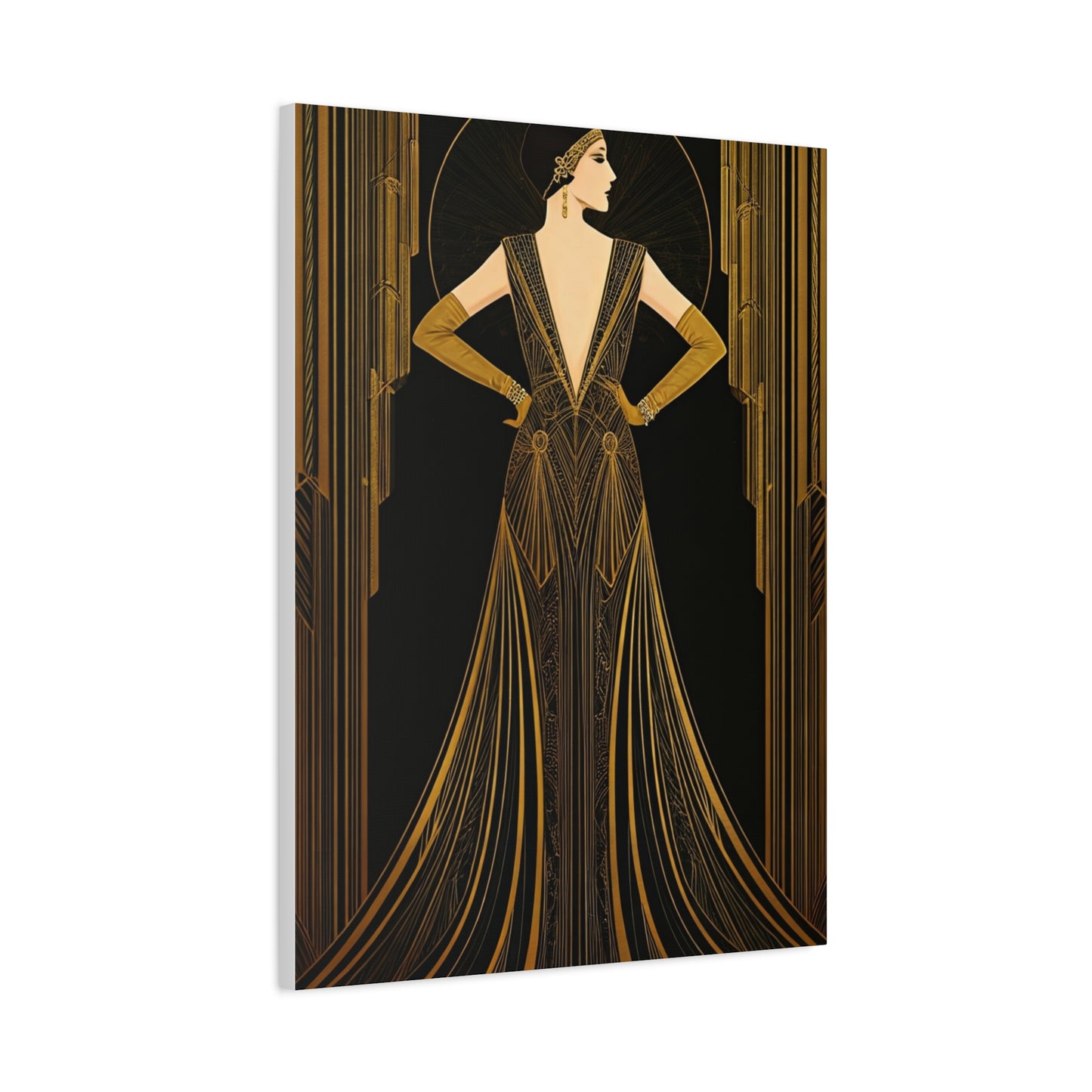 Grand Deco Evening Gown Elegance Wall Art & Canvas Prints