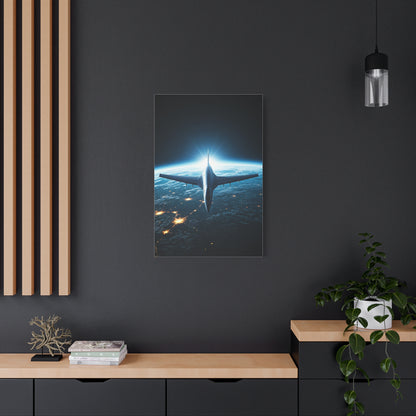 Space Edge Flight Perspective Wall Art & Canvas Prints