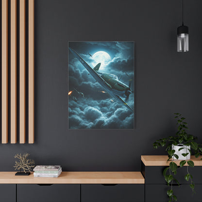 Moonlit Storm Flight Mystery Wall Art & Canvas Prints