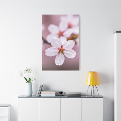 Soft Sakura Petal Macro Photography Wall Art & Canvas Prints