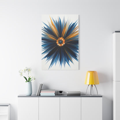 Midnight Bloom Radiance Abstract Wall Art & Canvas Prints
