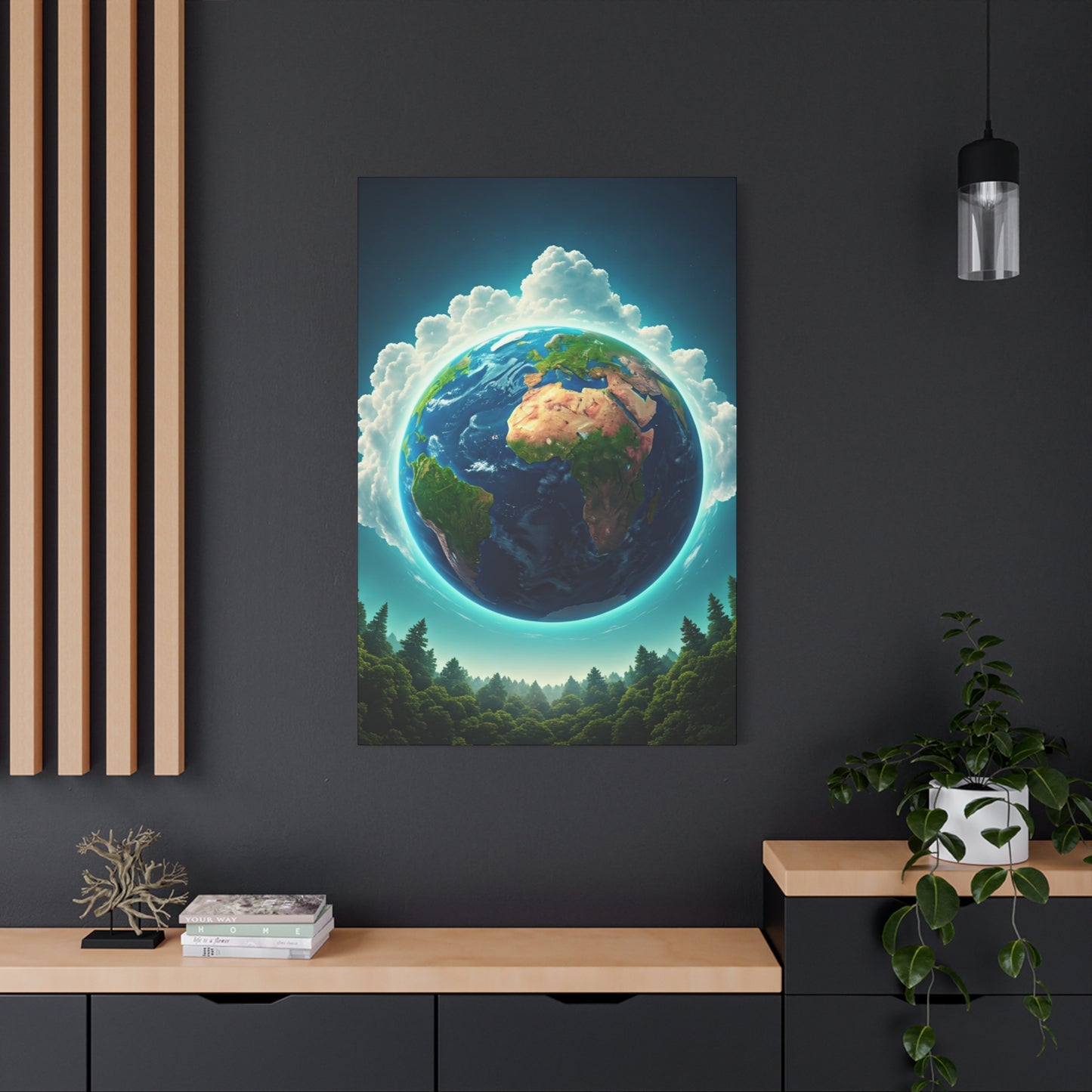 Earth Embraced by Nature Wall Art & Canvas Prints