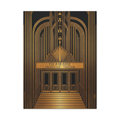 Grand Theatre Entrance Art Deco Wall Art & Canvas Prints