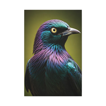 Iridescent Pigeon Portrait Wall Art & Canvas Prints