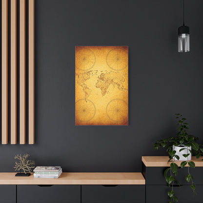 Golden Compass Mandala Wall Art & Canvas Prints