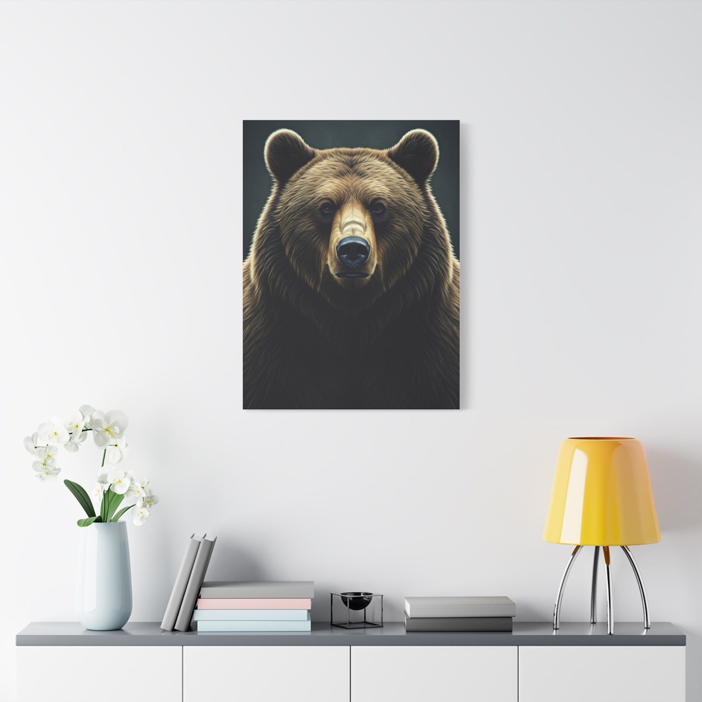 Intense Bear Gaze Wildlife Wall Art & Canvas Prints