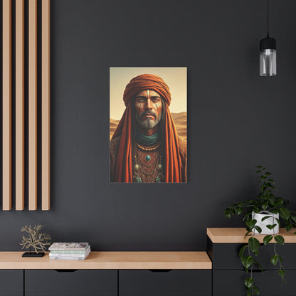 Desert Elder with Tribal Markings Wall Art & Canvas Prints