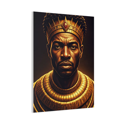 Golden Sovereign King Portrait Wall Art & Canvas Prints
