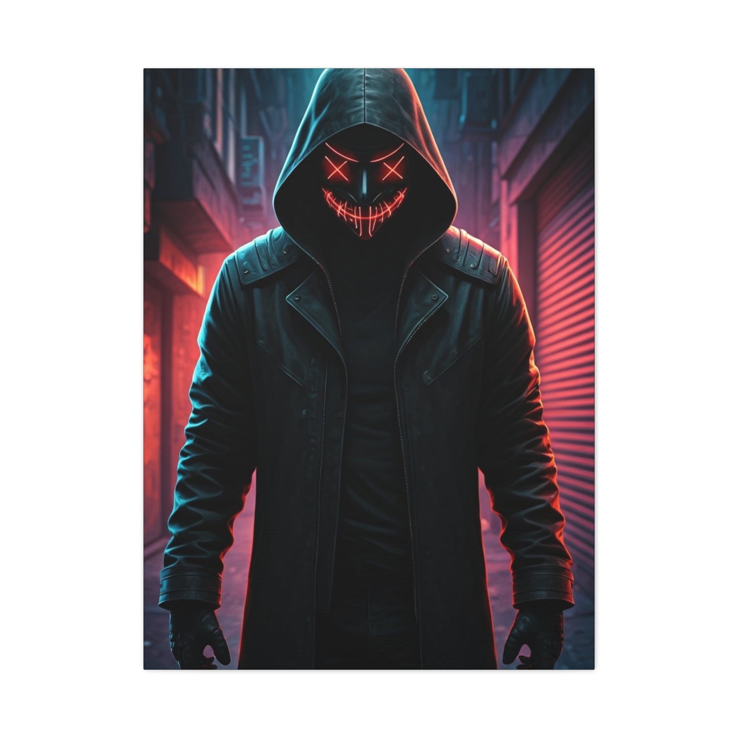 Crimson Smile Night Enforcer Wall Art & Canvas Prints