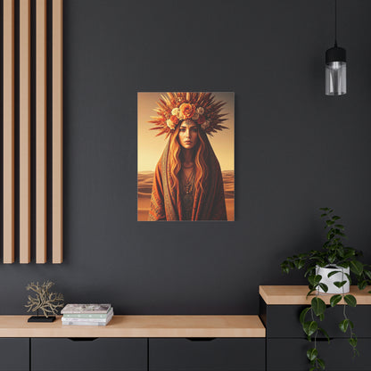 Bohemian Floral Crown Muse Wall Art & Canvas Prints