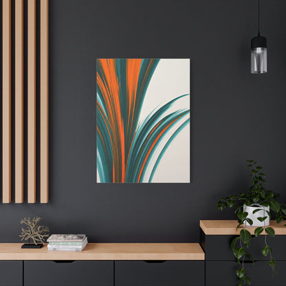 Vertical Flowing Arcs Abstract Wall Art & Canvas Prints