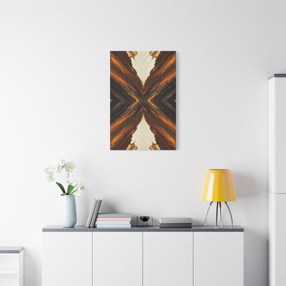 Symmetrical Earth Cross Abstract Wall Art & Canvas Prints