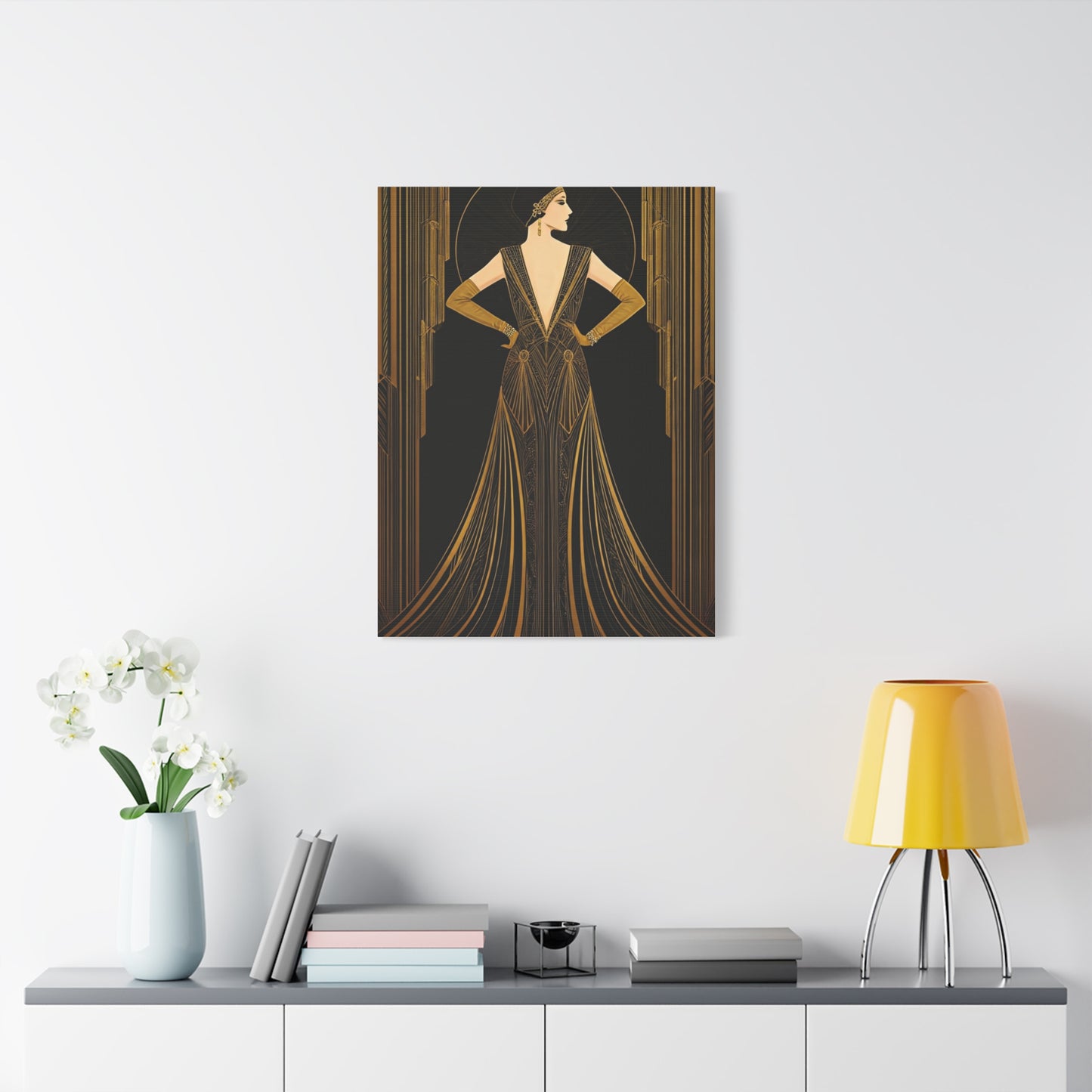 Grand Deco Evening Gown Elegance Wall Art & Canvas Prints