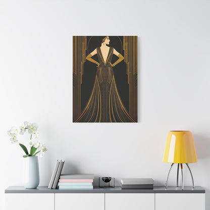 Grand Deco Evening Gown Elegance Wall Art & Canvas Prints