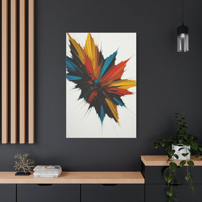 Warm Fragmented Abstract Wall Art & Canvas Prints