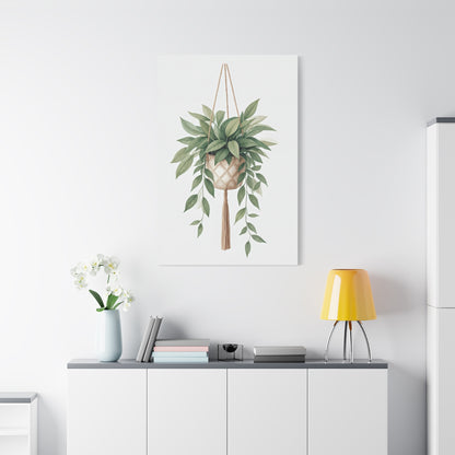 Hanging Plant Serenity Wall Art & Canvas Prints