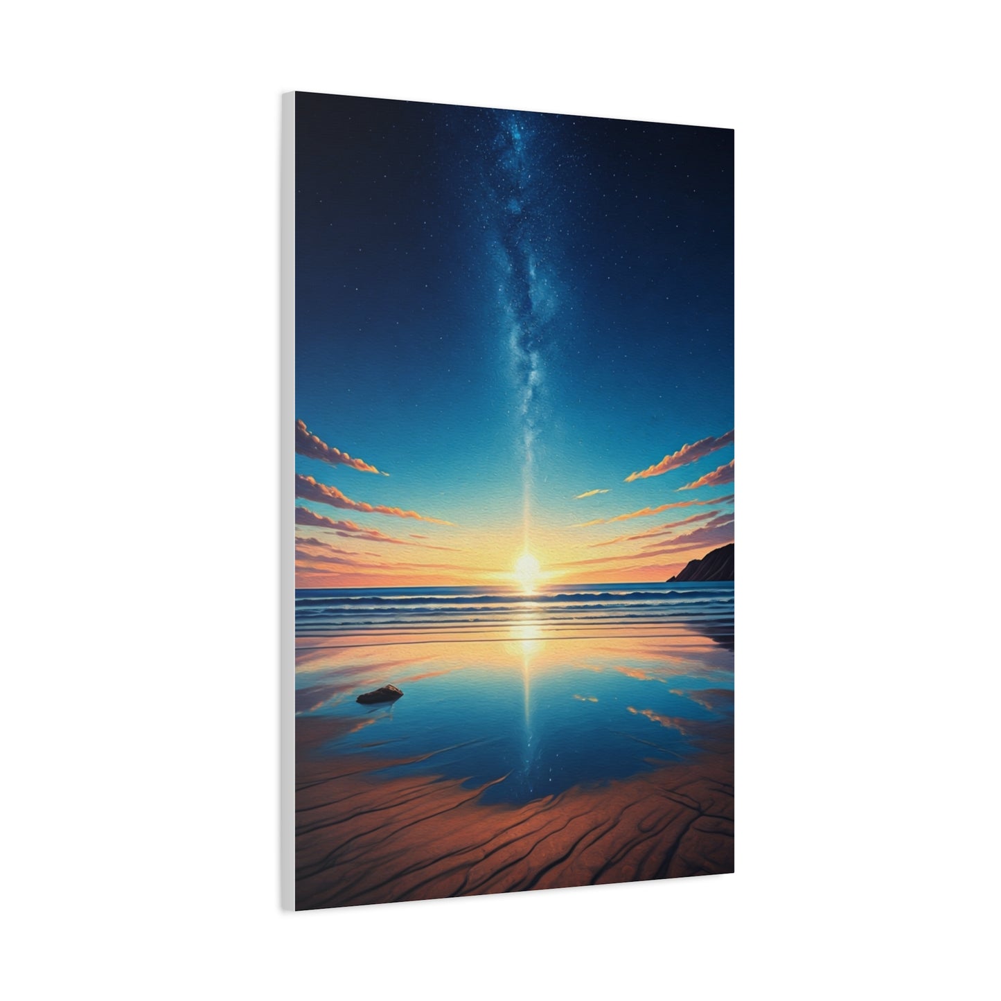 Starry Horizon Sunset Reflection Wall Art & Canvas Prints