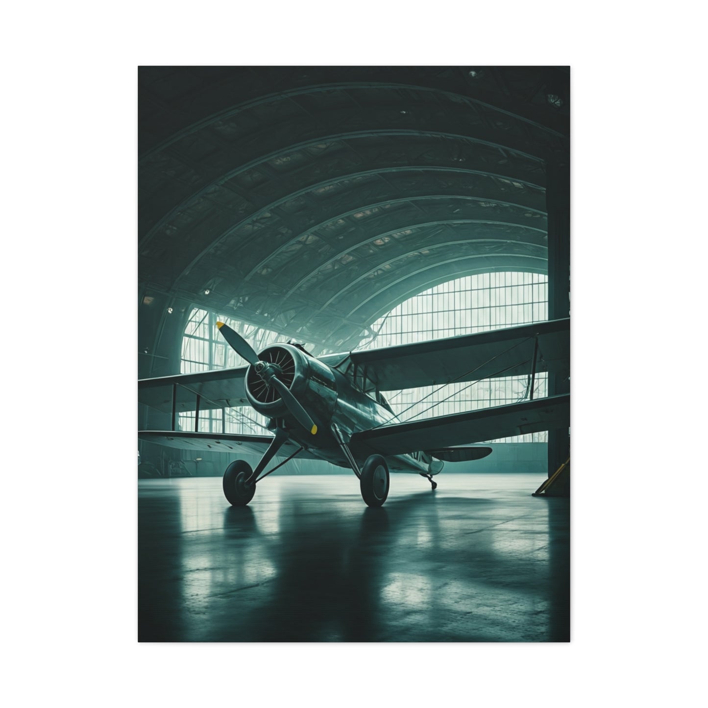 Modern Hangar Aircraft Silence Wall Art & Canvas Prints