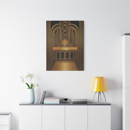 Grand Theatre Entrance Art Deco Wall Art & Canvas Prints