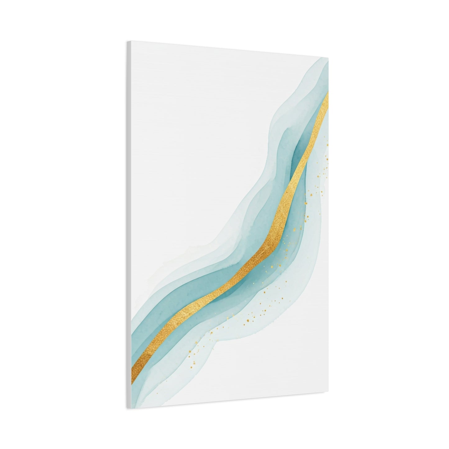 Gold Vein Flow Abstract Wall Art & Canvas Prints