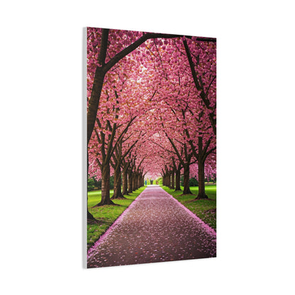 Cherry Blossom Tunnel Spring Pathway Wall Art & Canvas Prints