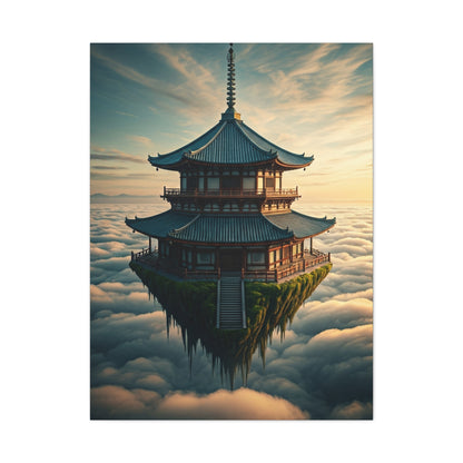 Floating Temple in the Clouds Wall Art & Canvas Prints