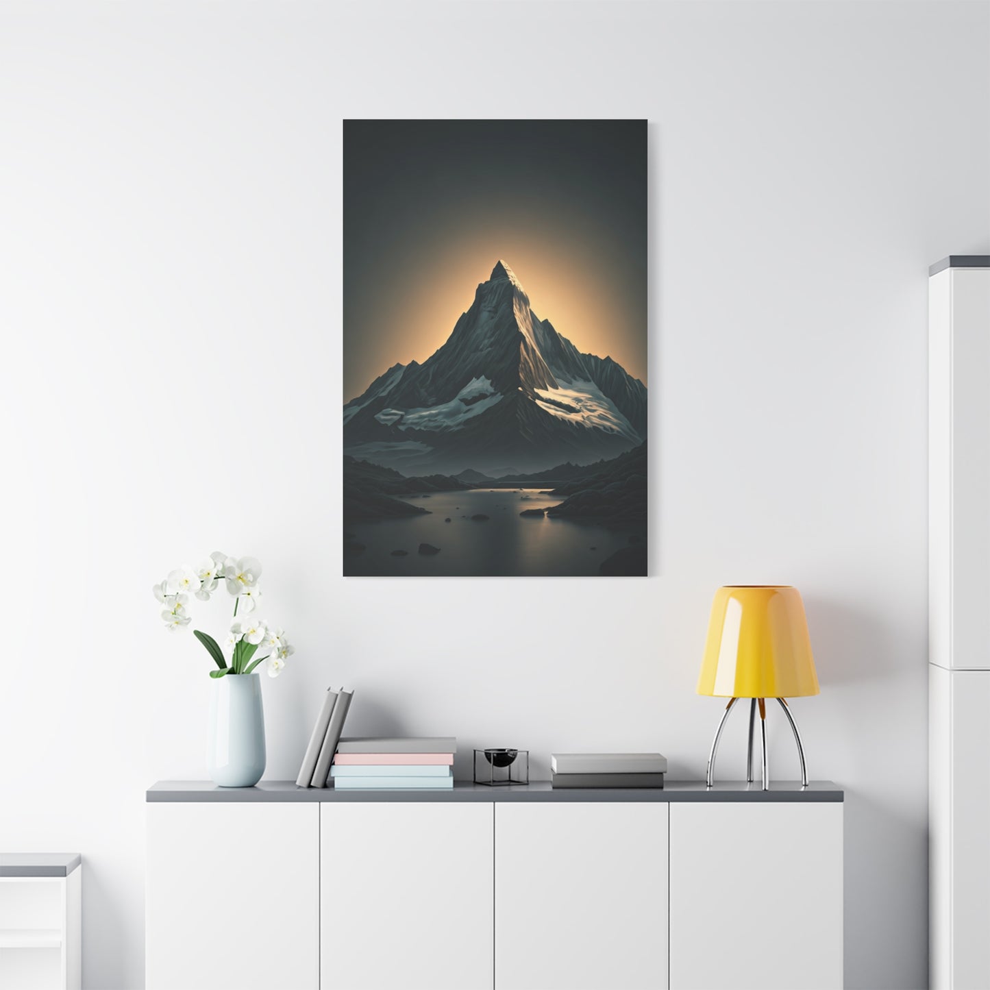 Majestic Peak Glow Wall Art & Canvas Prints