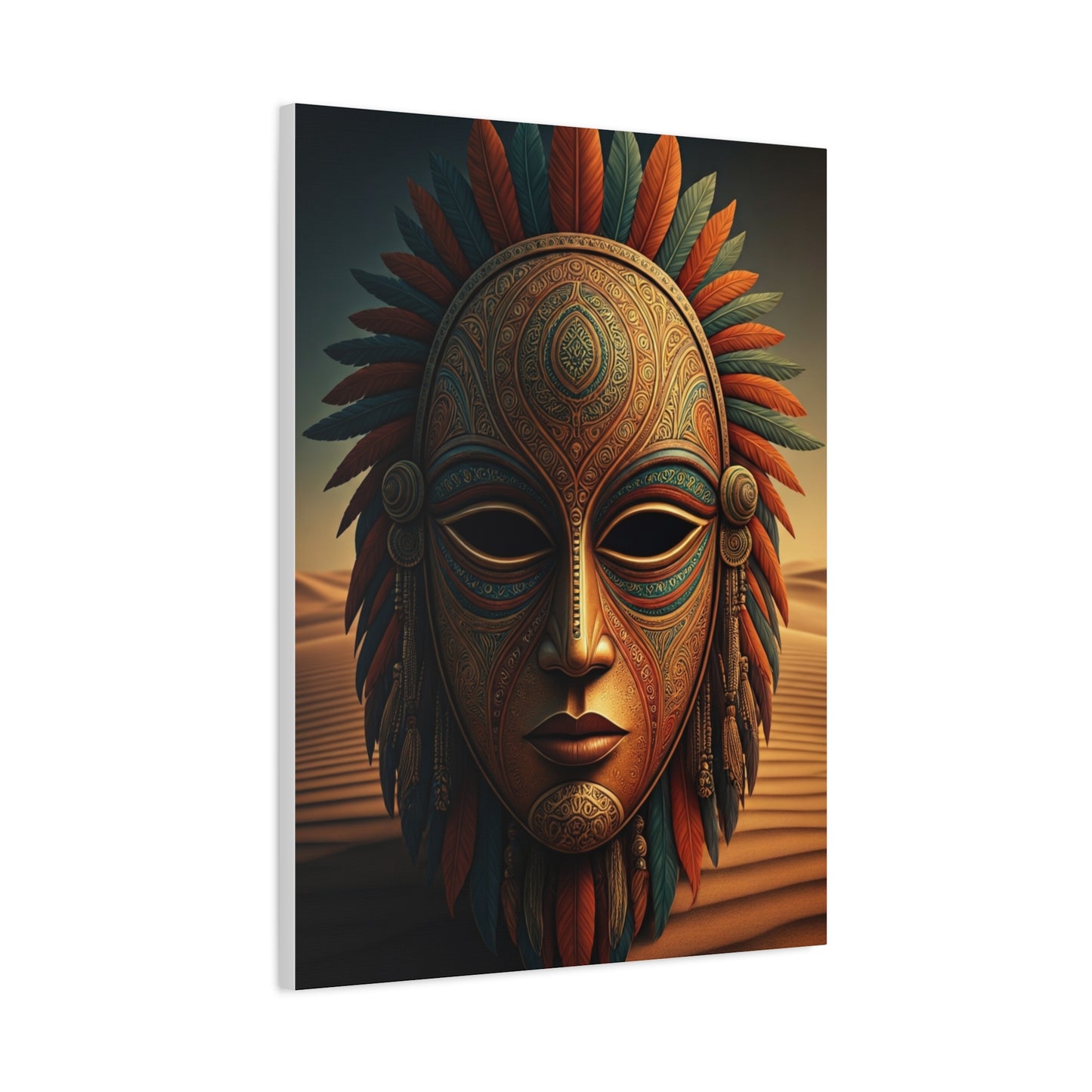 Sacred Tribal Mask Wall Art & Canvas Prints